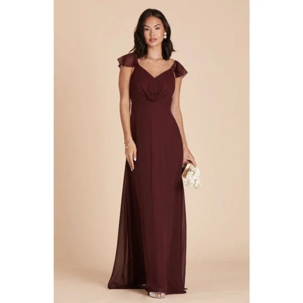 BIRDY GREY Kae Dress Cabernet Burgundy S NWT